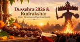 Dussehra 2026 & Rudraksha: Date, Meaning and Spiritual Guide