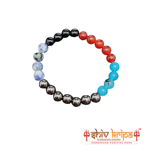 Natural Multi Crystal Bracelet 4