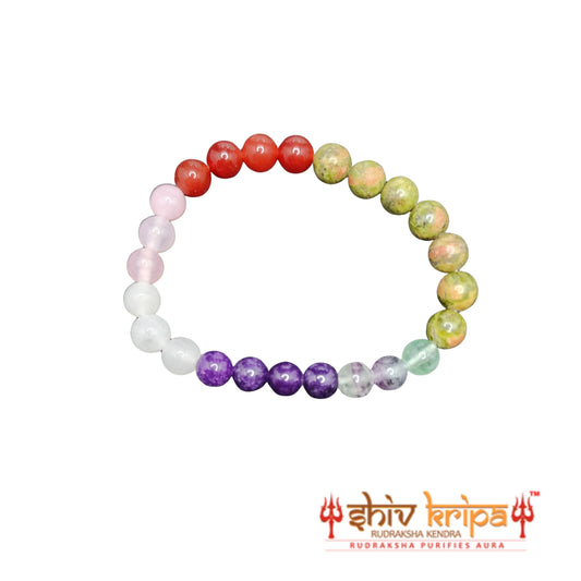 Natural Multi Crystal Bracelet 2