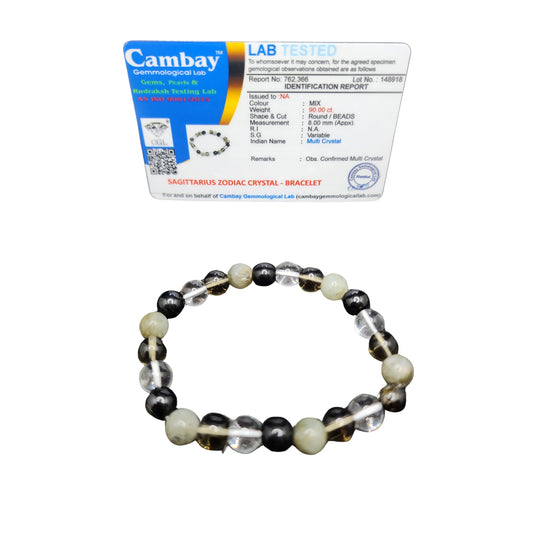 Sagittarius Zodiac Crystal Bracelet