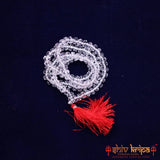 Sphatik Mala in Diamond cut