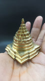 Akhand Handmade Solid Panchdhatu Meru Shree Yantra 2.5*2.5 Inch