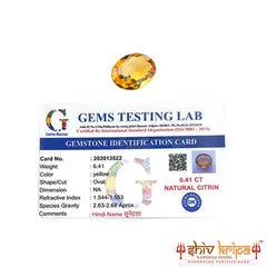 Natural golden topaz