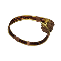7 Mukhi Rudraksha Nepali Bracelet with Copper Setting