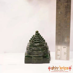 Green Jade Meru Shri Yantra