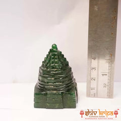 Green Jade Meru Shri Yantra