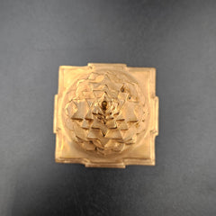 Akhand Handmade Solid Copper Meru Shree Yantra 2.5*2.5 inch