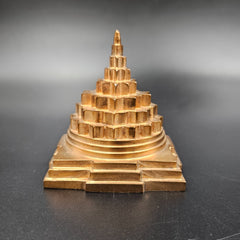 Akhand Handmade Solid Copper Meru Shree Yantra 2.5*2.5 inch