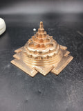 Akhand Handmade Hollow Copper Meru Shree Yantra 5*5 inch