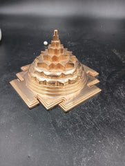 Akhand Handmade Hollow Copper Meru Shree Yantra 5*5 inch