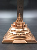 Akhand Handmade Solid Copper Meru Shree Yantra 4*4 inch