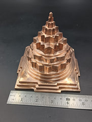 Akhand Handmade Solid Copper Meru Shree Yantra 5*5 inch