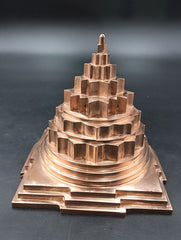 Akhand Handmade Solid Copper Meru Shree Yantra 5*5 inch