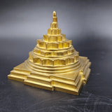 Akhand Handmade Solid Panchdhatu Meru Shree Yantra 3*3 Inch