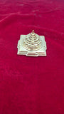 Akhand Handmade Solid Panchdhatu Meru Shree Yantra 2*2 Inch