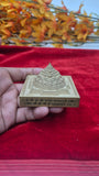 CNC Brass Meru with mantra 2.75*2.75 inch