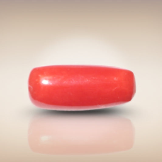 Natural Coral (Moonga) | Certified Gemstone 6.71 Carat