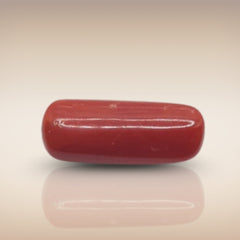 Natural Coral (Moonga) | Certified Gemstone 7.35 Carat