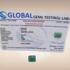 Natural Emerald (Panna) - 5.67 Carat