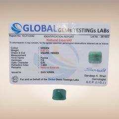 Natural Emerald (Panna) - 6.98 Carat