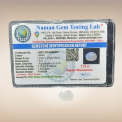 Natural Moonstone (Chandramani) | Certified Gemstone 7.75 Carat