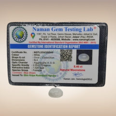 Natural Moonstone (Chandramani) | Certified Gemstone 8.46 Carat