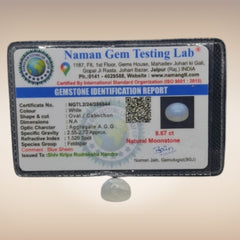 Natural Moonstone (Chandramani) | Certified Gemstone 8.67 Carat