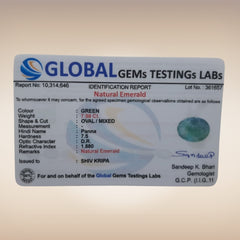 Natural Emerald (Panna) - 7.98 Carat
