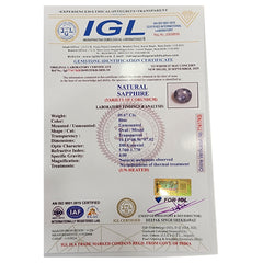 Natural Sri Lankan / Ceyloni Blue Sapphire (Neelam) - 5.67 Carat