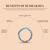Sodalite Scorpion Zodiac(वृश्चिक राशि) BRACELET
