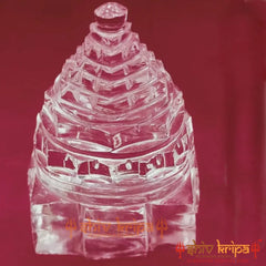 Sphatik Shri Yantra Twenty-Five-Nine-Gram