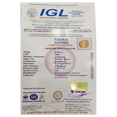 Natural Sri Lankan / Ceyloni Yellow Sapphire - 8.48 Carat