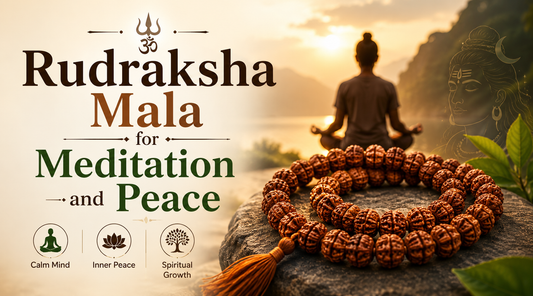 rudraksha mala for meditation and peace