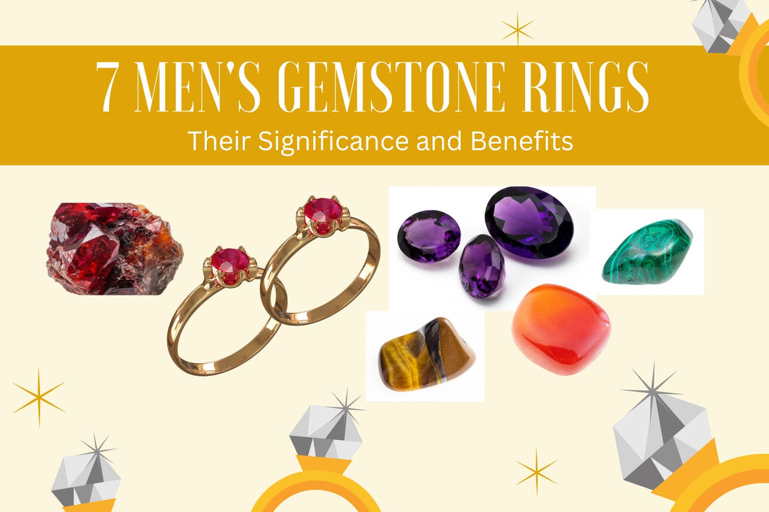 7 Men's Gemstone Rings