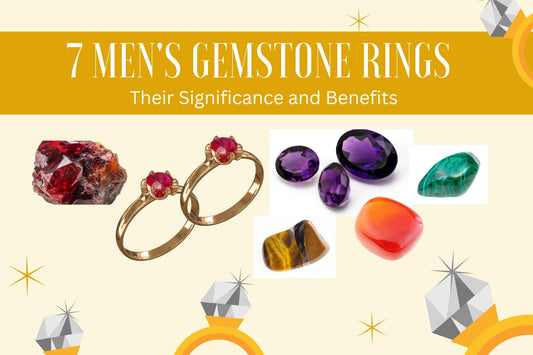 7 Men's Gemstone Rings