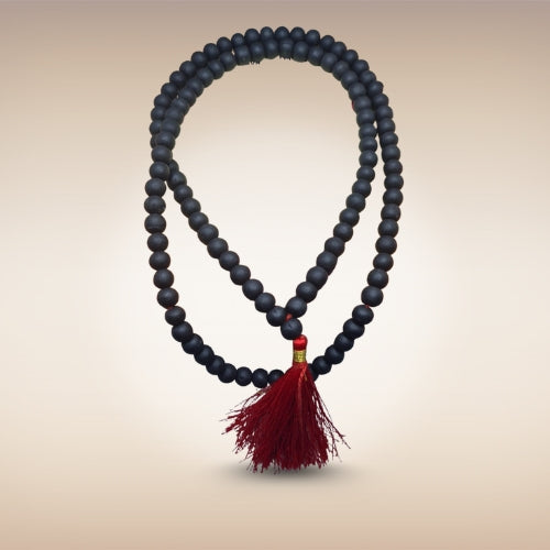 Karungali (Ebony) Mala | Original Aabnoos Wood Mala for Protection, Healing & Spiritual Growth