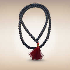 Karungali (Ebony) Mala | Original Aabnoos Wood Mala for Protection, Healing & Spiritual Growth