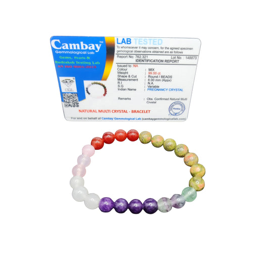 Natural Multi Crystal Bracelet 2