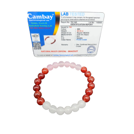 Natural Multi Crystal Bracelet 3