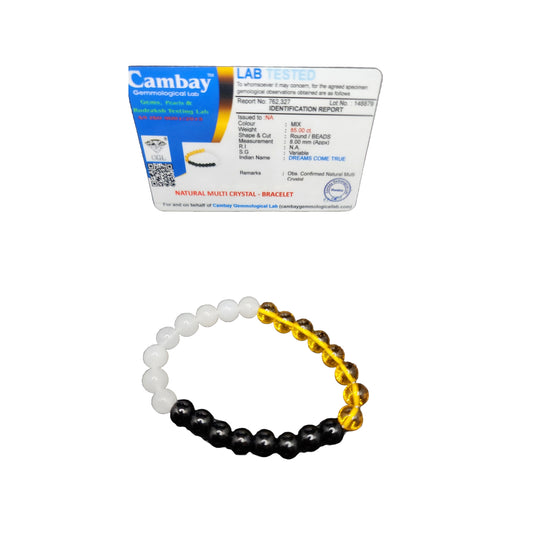 Natural Multi Crystal Bracelet
