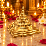 Akhand Handmade Solid Copper Meru Shree Yantra 3*3 inch
