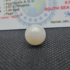 South Sea Pearl (Moti) | Certified Natural Pearl 8.04 Carat