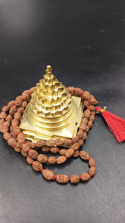 Akhand Handmade Solid Panchdhatu Meru Shree Yantra 2.5*2.5 Inch