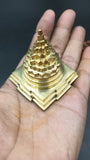 Akhand Handmade Solid Panchdhatu Meru Shree Yantra 2.5*2.5 Inch
