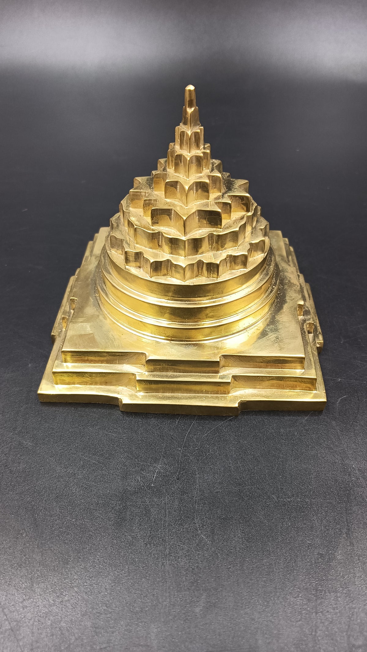 Akhand Handmade Solid Panchdhatu Meru Shree Yantra 4*4 Inch