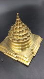 Akhand Handmade Solid Panchdhatu Meru Shree Yantra 4*4 Inch