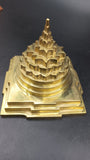 Akhand Handmade Solid Panchdhatu Meru Shree Yantra 4*4 Inch