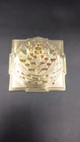 Akhand Handmade Hollow Panchdhatu Meru Shree Yantra 4*4 Inch