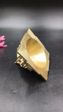 Akhand Handmade Hollow Panchdhatu Meru Shree Yantra 4*4 Inch