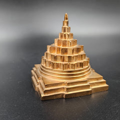 Akhand Handmade Solid Copper Meru Shree Yantra 2.5*2.5 inch